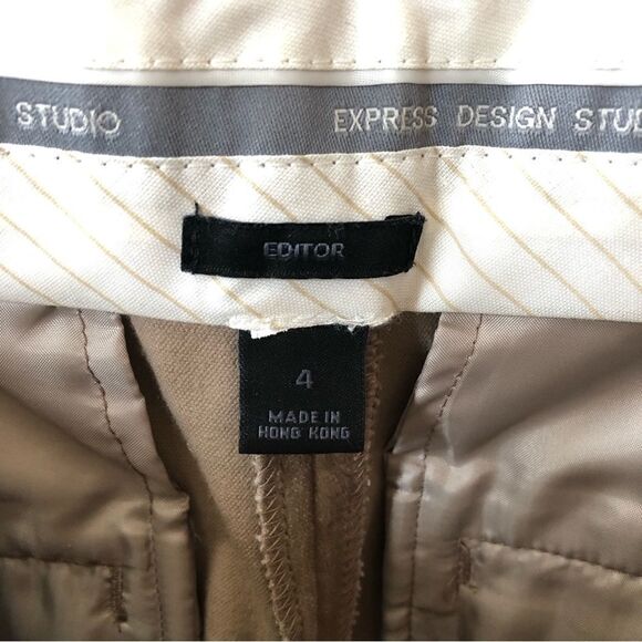 Express Editor Velvet Wide Leg Pants - Picture 4 of 4